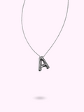 COLLIER HAILEY INITIAL ARGENTÉ