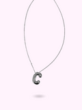 COLLIER HAILEY INITIAL ARGENTÉ