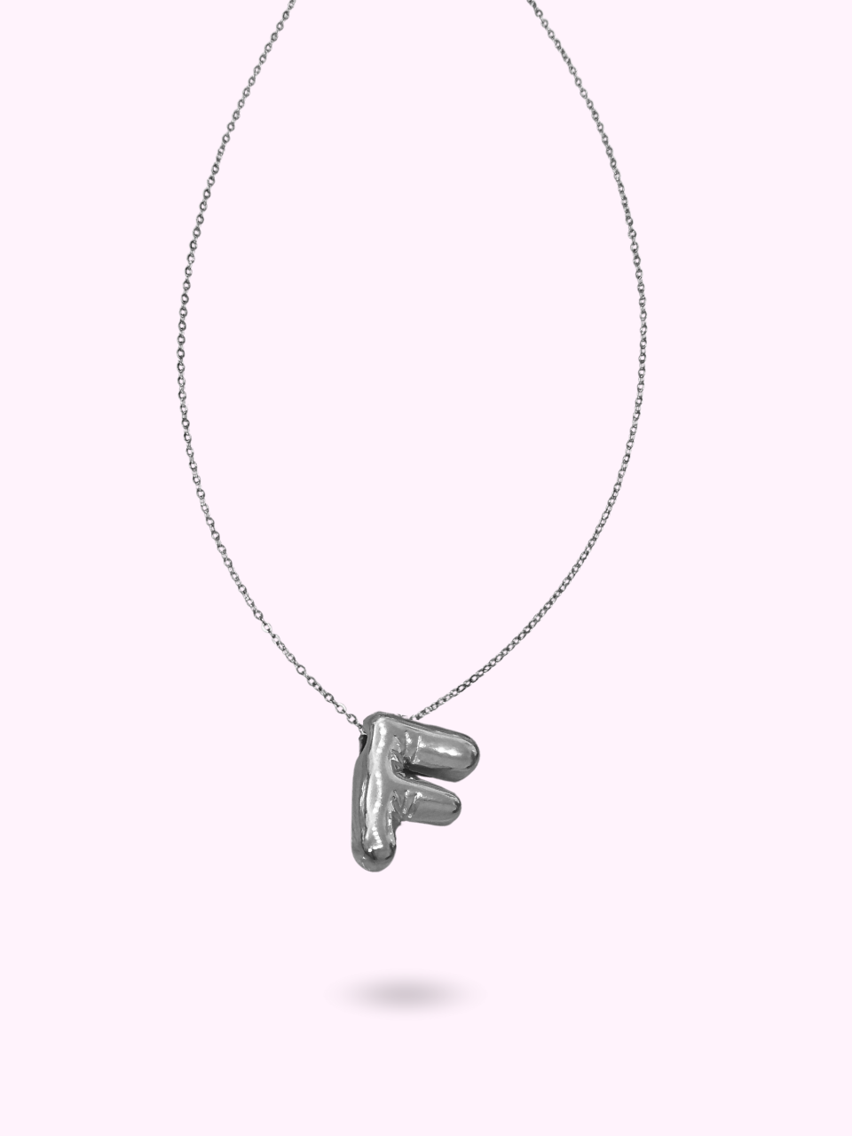 COLLIER HAILEY INITIAL ARGENTÉ