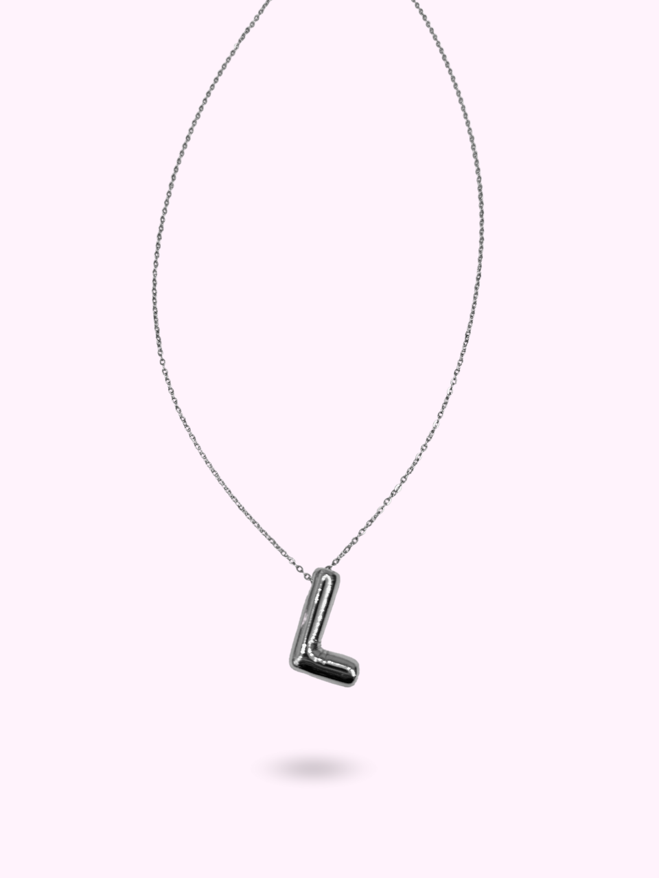 COLLIER HAILEY INITIAL ARGENTÉ