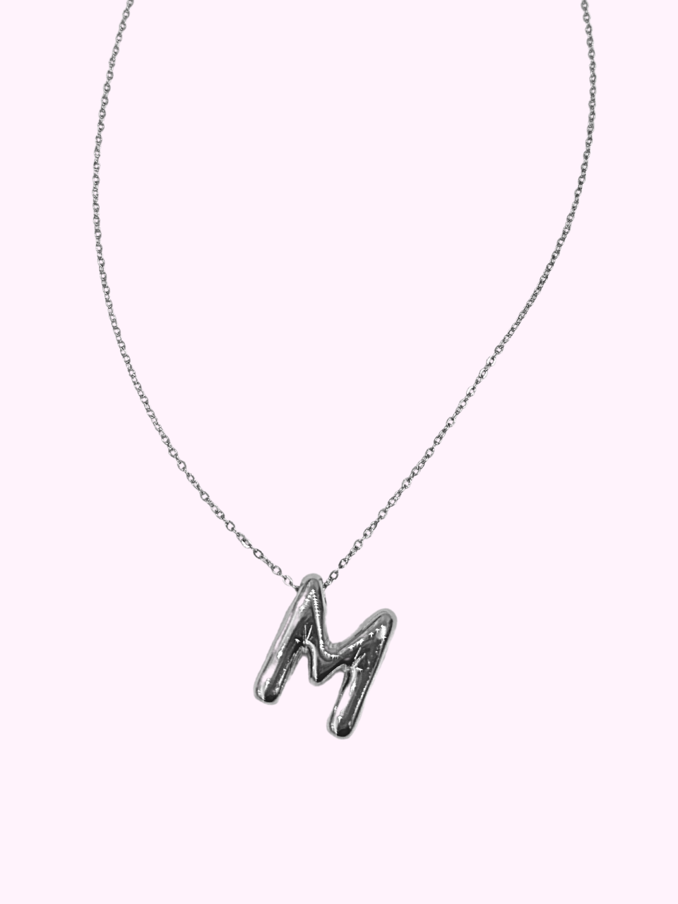 COLLIER HAILEY INITIAL ARGENTÉ