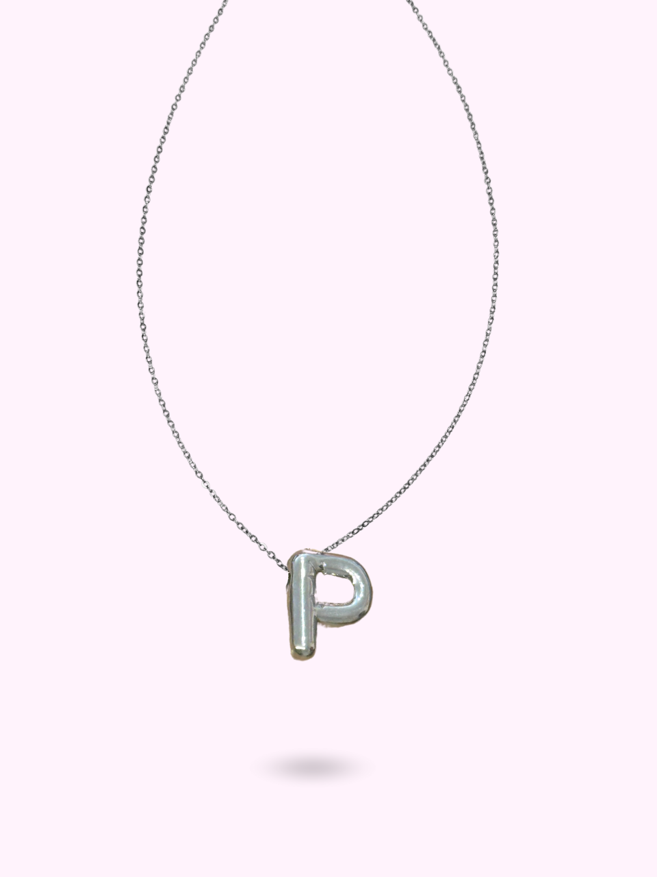 COLLIER HAILEY INITIAL ARGENTÉ