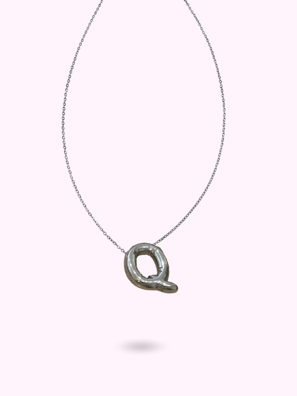 COLLIER HAILEY INITIAL ARGENTÉ