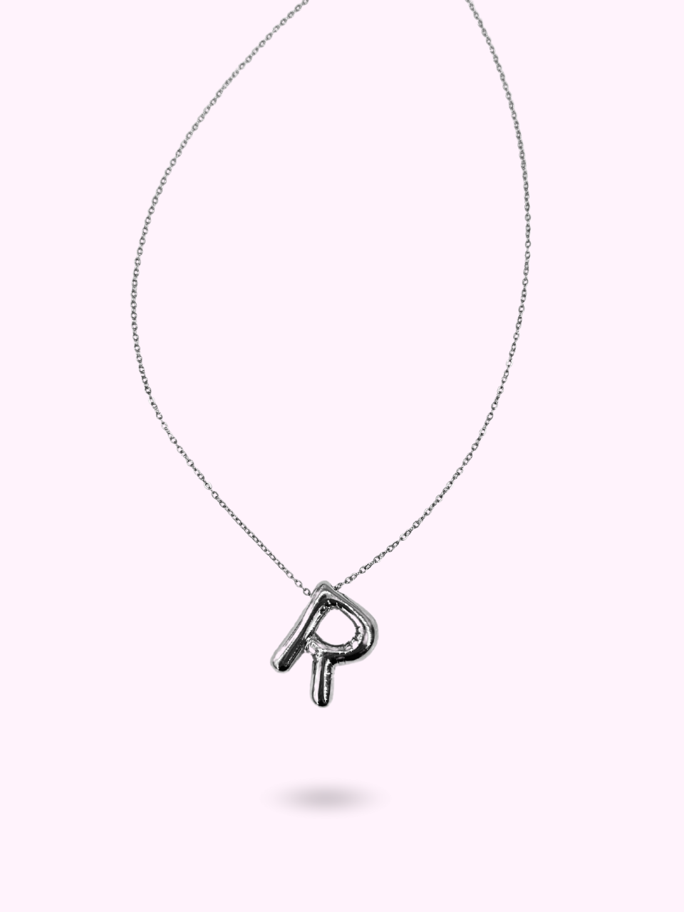 COLLIER HAILEY INITIAL ARGENTÉ