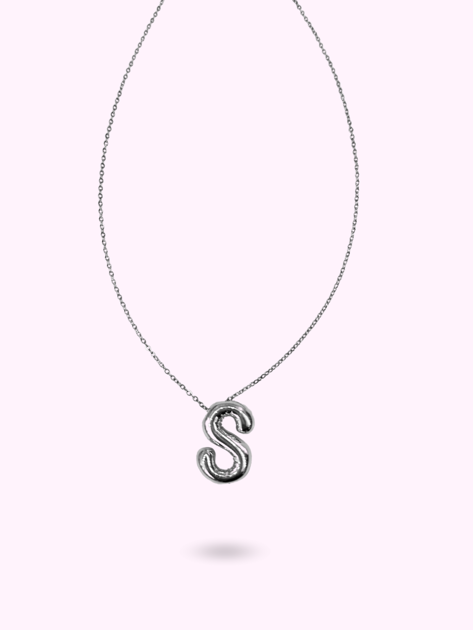 COLLIER HAILEY INITIAL ARGENTÉ