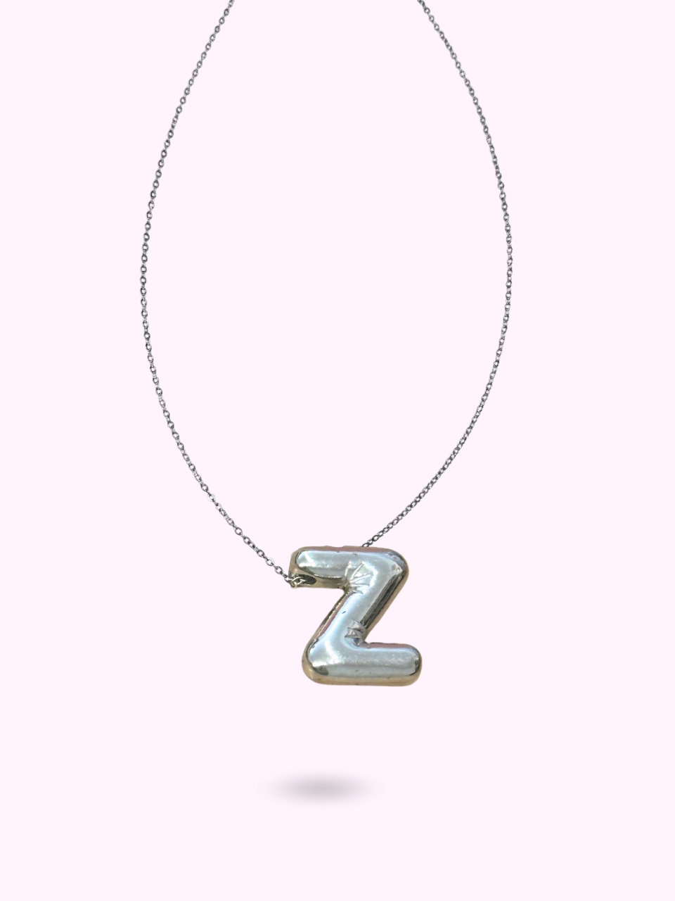 COLLIER HAILEY INITIAL ARGENTÉ