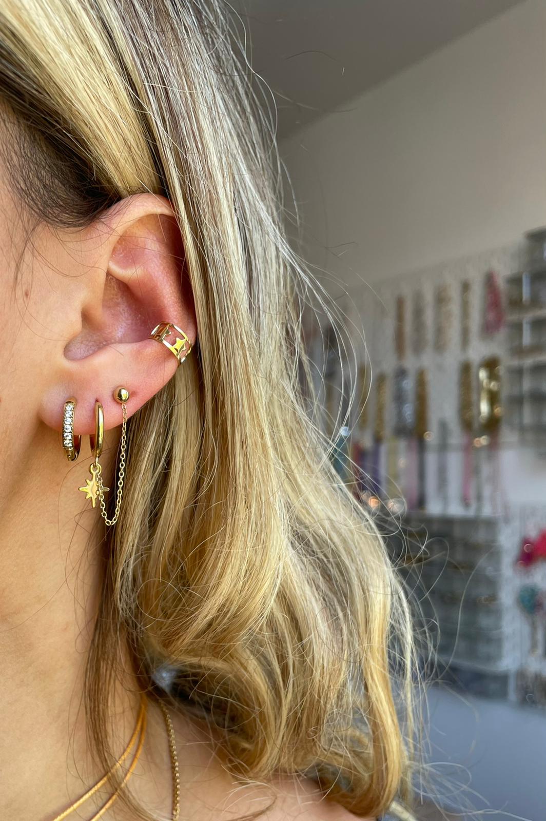 SPARKLE GOLD EARRINGS